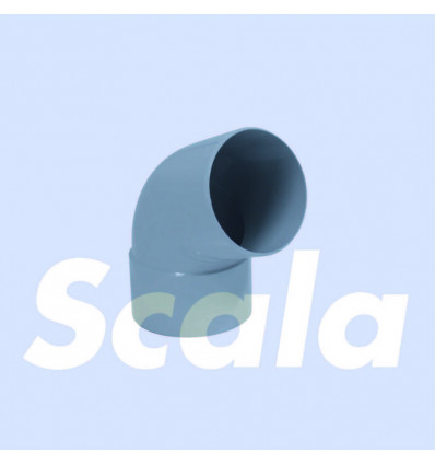 SCALA RWA bocht 80mm 67' M/V lichtgrijs