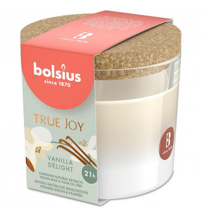 BOLSIUS Geurkaars met kurk - vanilla delight