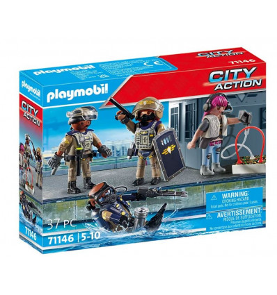 PLAYMOBIL City Action 71146 Tactical unit figuren set