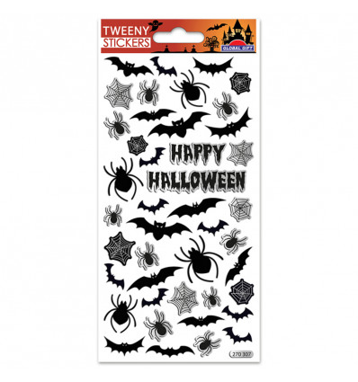 Halloween stickers - vleermuizen