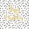 PPD Servetten - 33x33cm - Happy birthday confetti