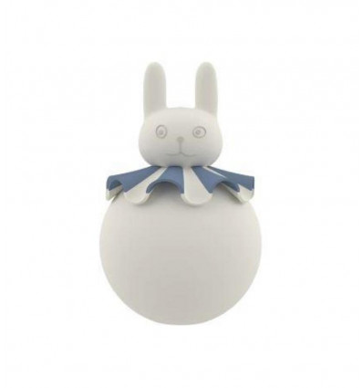 OYOY Rabbit nachtlampje - offwhite/blauw konijn