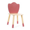CLASSIC WORLD Grace stoel - tulp rood 10105292 houten stoel