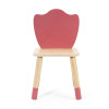 CLASSIC WORLD Grace stoel - tulp rood 10105292 houten stoel