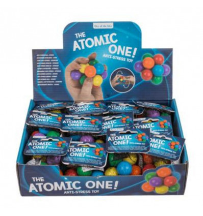Antistress speeltje atomic - 6.5cm (prijs per stuk)