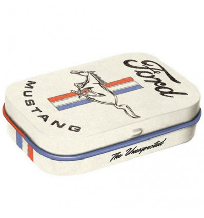 Pepermint box - Ford Mustang logo horse & stripes