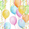 PPD Servetten - 33x33cm - balloon party