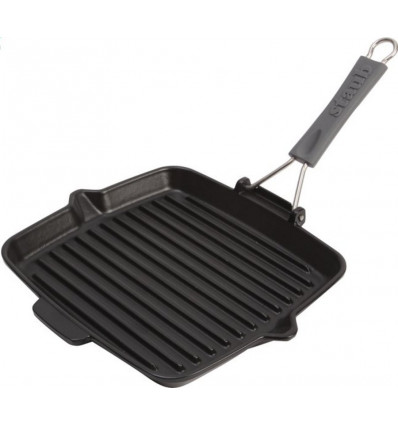 STAUB grill vierkant - 24x24cm - zwart