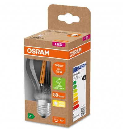 OSRAM LED lamp A label - E27 - 75W - warmwit