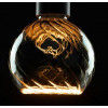 MARCKDAEL Lamp LED floaing twisted globe - 6W - E27 - 1900K - 220LM- smokey grey
