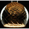 MARCKDAEL Lamp LED floaing twisted globe - 6W - E27 - 1900K - 300LM- smokey