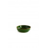 VAL Joana bowl 14cm - d. groen, oranje lijn