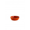 VAL Joana bowl 14cm - d.oranje turquoise lijn