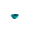 VAL Inez bowl 15x6cm - turquoise, oranje lijn