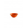 VAL Inez bowl 15x6cm - d. oranje, groene lijn