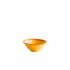 VAL Inez bowl 15x6cm - d. geel, oranje lijn