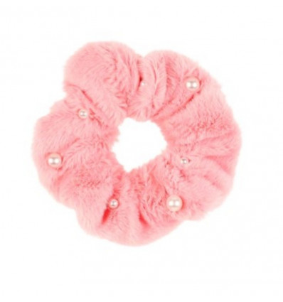 SOUZA haar scrunchie salome roze bont