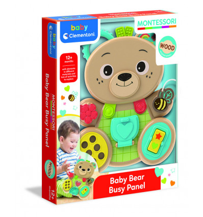 CLEMENTONI Montessori baby - busy bear