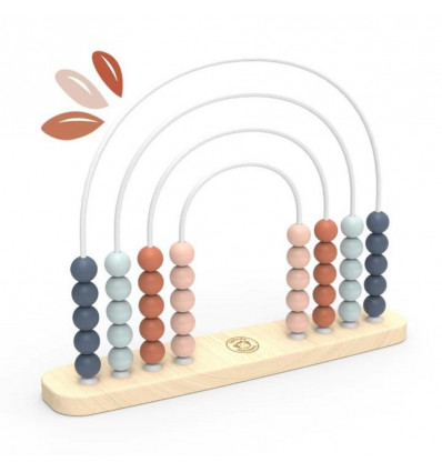 SPEEDY MONKEY abacus regenboogvorm - 32x24x5cm
