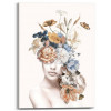 Giclee op canvas - 50x70cm - floral lady glamour