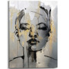 Giclee op canvas - 50x70cm - golden face