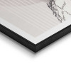 Slim frame zwart - 40x50cm - graphic female