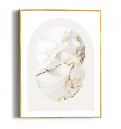 Slim frame goud - 30x40cm - glamour marble