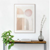 Slim frame wood - 50x70cm - abstract landscape