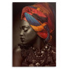 Deco glas - 78x116cm - African beauty