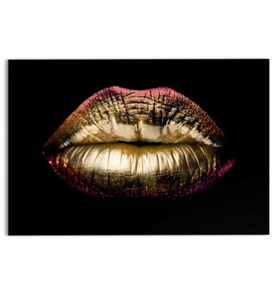 Deco glas - 78x116cm - perfect lips