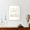 Slim frame goud - 30x40cm - lady boss