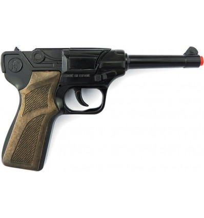 GONHER speelgoed politie pistool Luger - 8shots