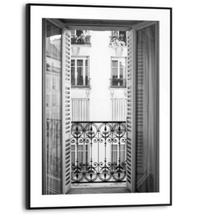 Slim frame zwart - 30x40cm - classic balcony