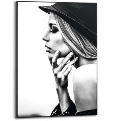 Slim frame zwart - 50x70cm - female profile