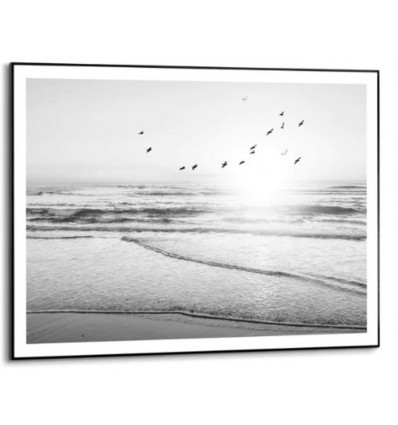 Slim frame zwart - 50x70cm - beach serenity