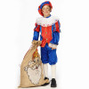Kostuum kind Piet blauw/rood - 104