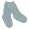 GOBABYGO Non-slip sokken - dusty blue - 6/12m (17/19)