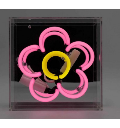 Mini acryl box neon - Daisy - roze