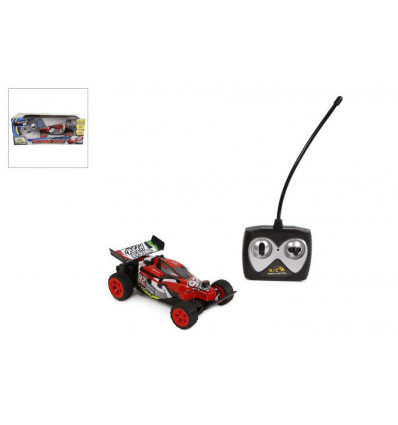 Roadstar RC buggy xtreme - 15cm - rood