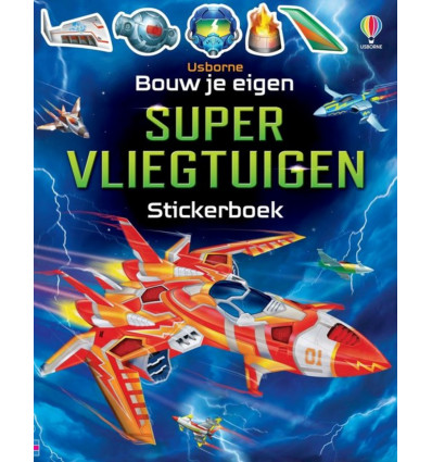 USBORNE Bouw je eigen super vliegtuigen stickerboek