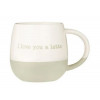 PRICE & KENSINGTON Mok aardewerk- I love you a latte - 340ml