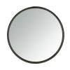 Pomax BOUDOIR spiegel - M dia 40cm - ronde spiegel zwarte rand metaal