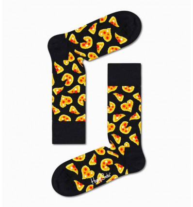 Happy Socks PIZZA LOVE - 41/46 - zwart