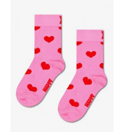 Happy Socks kids HEART - 2/3j.- roze