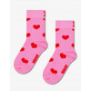 Happy Socks kids HEART - 2/3j.- roze