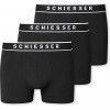 SCHIESSER Heren shorts 3st.- zwart - 009 3XL