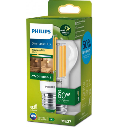 PHILIPS LED Lamp CLA - 60W - E27 2700K