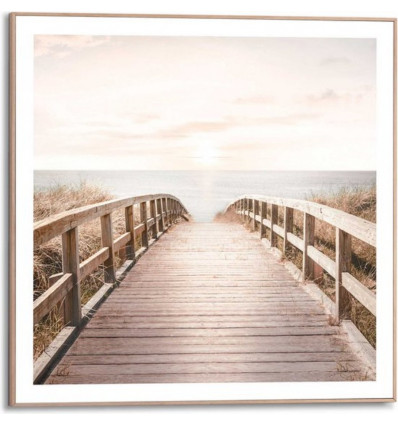 Slim frame wood - 50x50 - sunny bridge
