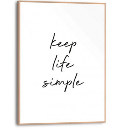 Slim frame wood - 30x40cm - Keep life simple