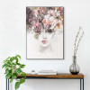 Slim frame zwart - 50x70cm - aquarel beauty